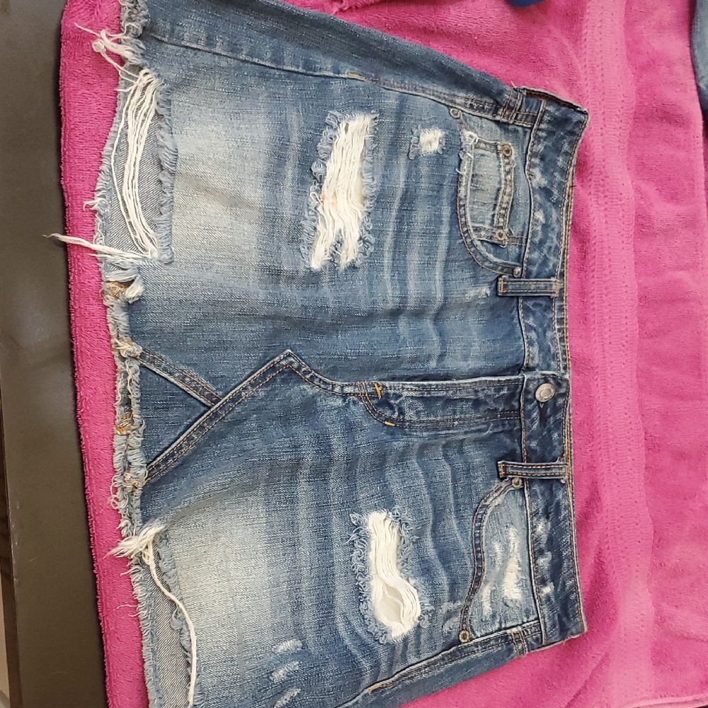 American Eagle Outfitters Blue Denim Shorts